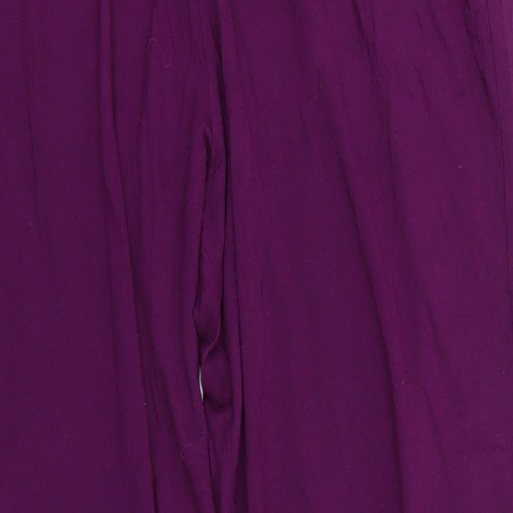 Cyberjammies Womens Purple Solid Modal  Pyjama Pants Size 10