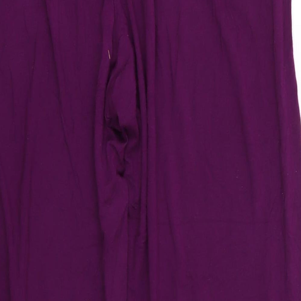 Cyberjammies Womens Purple Solid Modal  Pyjama Pants Size 10