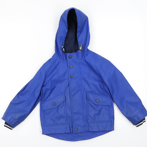 Marks and Spencer Boys Blue   Rain Coat Coat Size 3-4 Years