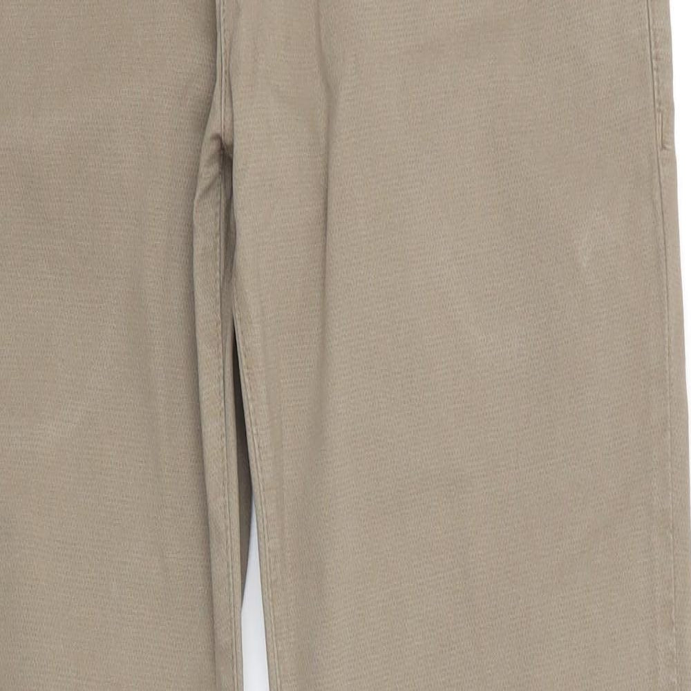 Sirmoney Mens Green  Cotton Chino Trousers Size 32 in L32 in Regular  - Light green