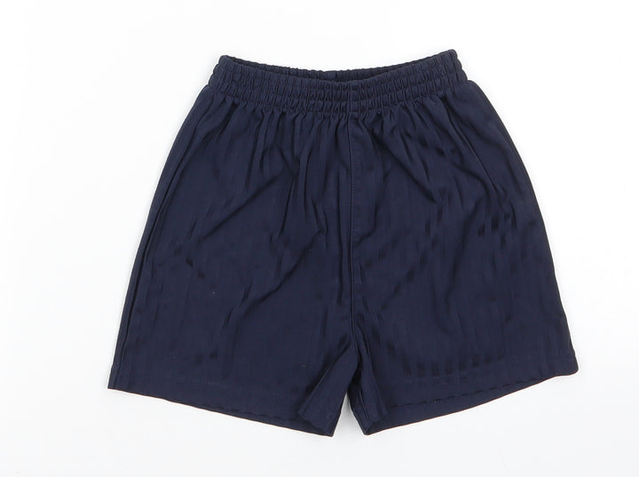 PEP & CO Boys Blue Striped Polyester Utility Shorts Size 3-4 Years  Regular  - Self colour stripe