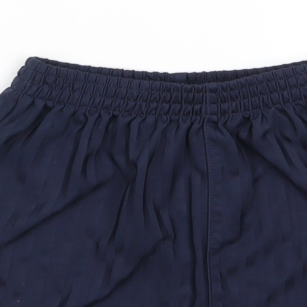 PEP & CO Boys Blue Striped Polyester Utility Shorts Size 3-4 Years  Regular  - Self colour stripe