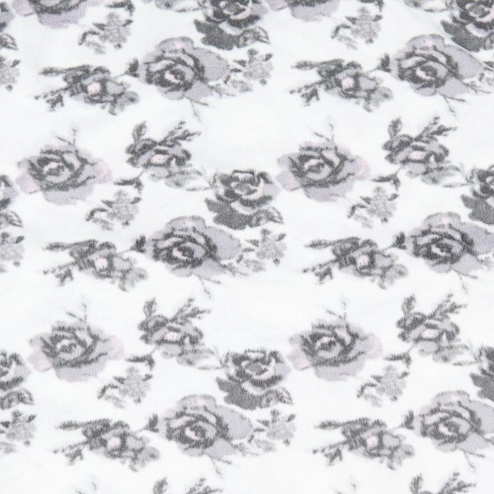 Sleep & Lounge Womens White Floral Polyester  Pyjama Top Size 16   - Pink Grey Flowers