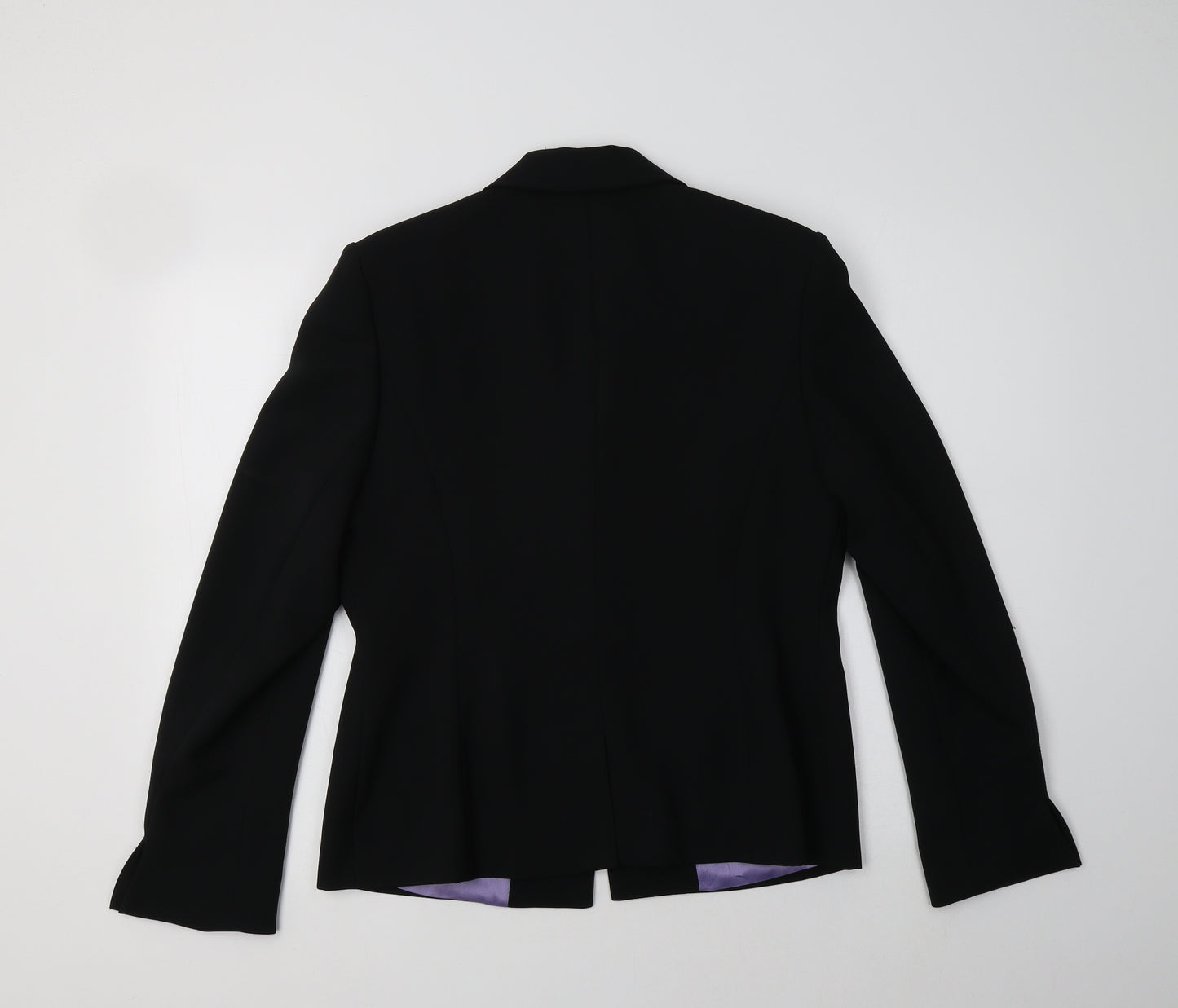 Preworn Womens Black   Jacket Blazer Size 14