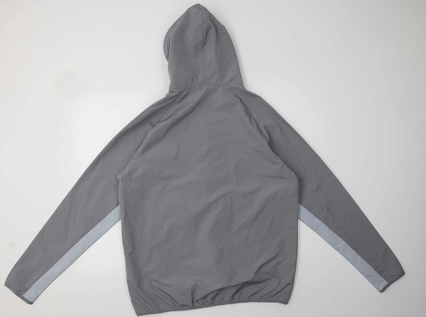 Boohoo Man Mens Grey   Rain Coat Jacket Size M