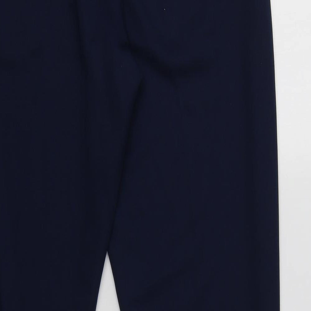 adidas Mens Blue  Polyester Jogger Trousers Size M L30 in Regular