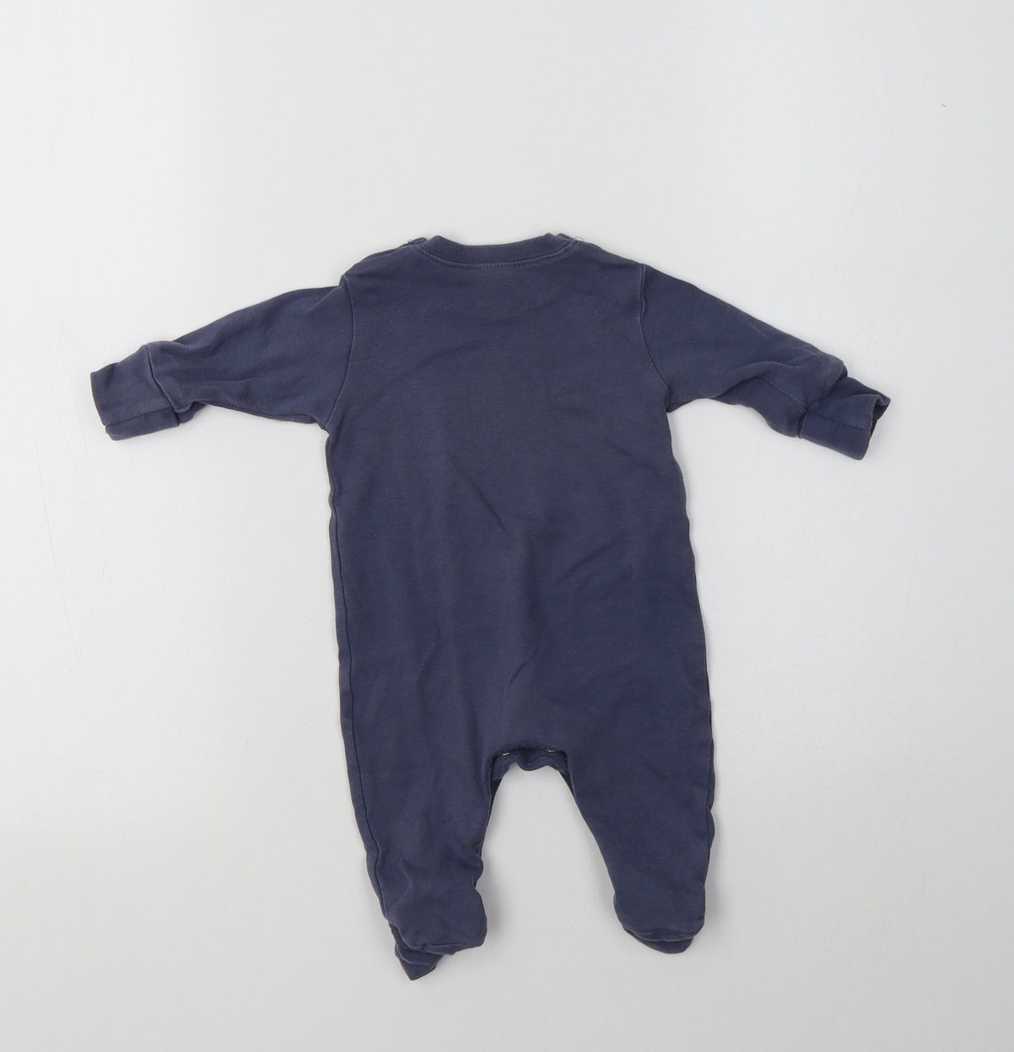 NEXT Baby Blue  Cotton Babygrow One-Piece Size 0-3 Months