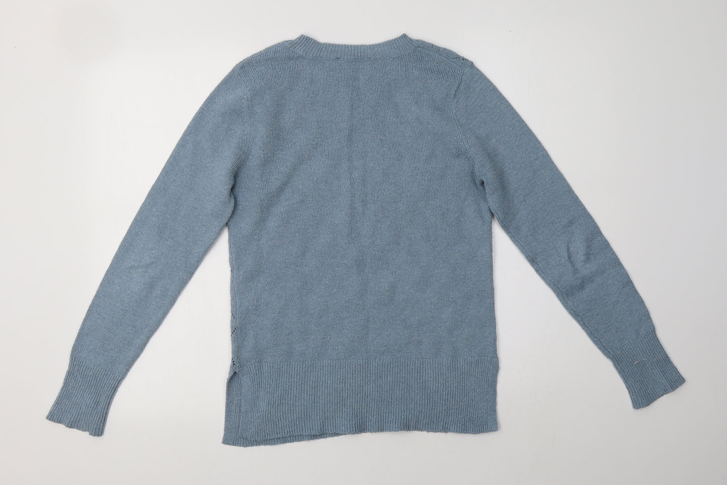 Oasis Womens Blue Crew Neck   Pullover Jumper Size S