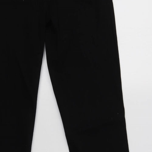 Primark Womens Black  Cotton Bootcut Jeans Size 14 L30 in Regular