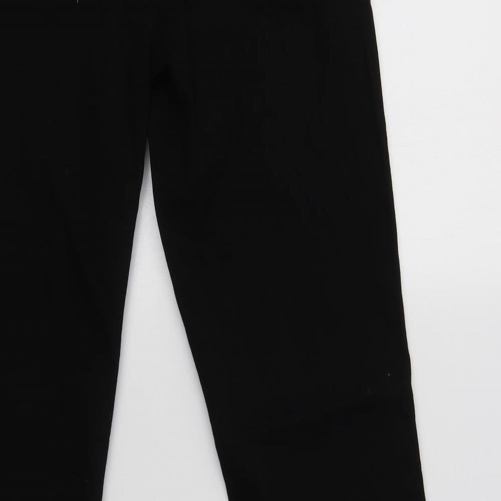 Primark Womens Black  Cotton Bootcut Jeans Size 14 L30 in Regular