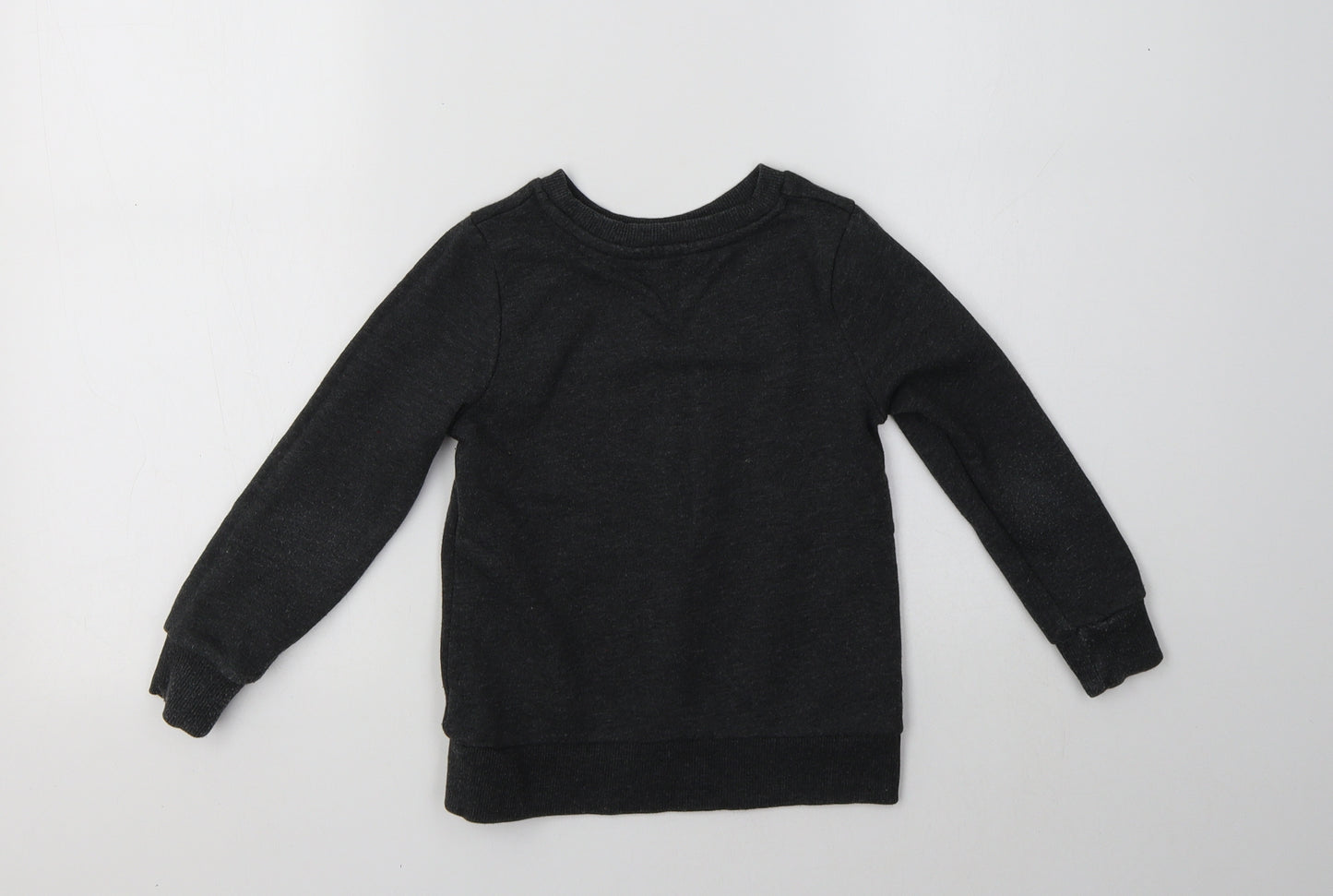 George Boys Grey  Cotton Pullover Sweatshirt Size 4-5 Years   - Marvel