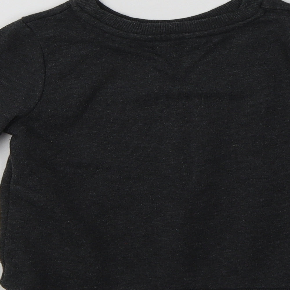 George Boys Grey  Cotton Pullover Sweatshirt Size 4-5 Years   - Marvel