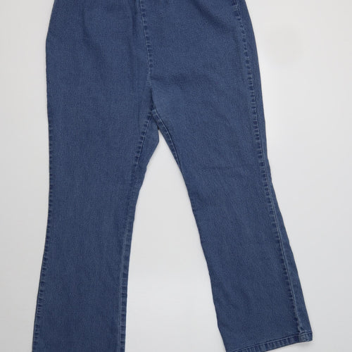 Simply Be Womens Blue  Cotton Jegging Jeans Size 24 L30 in Regular