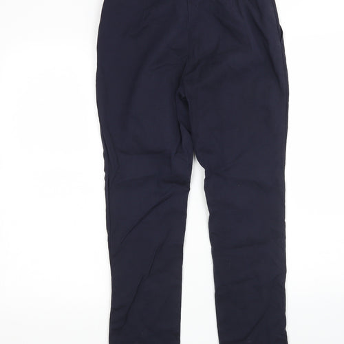 F&F Womens Blue  Viscose Trousers  Size 8 L27 in Regular