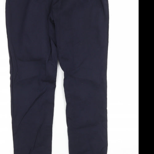F&F Womens Blue  Viscose Trousers  Size 8 L27 in Regular