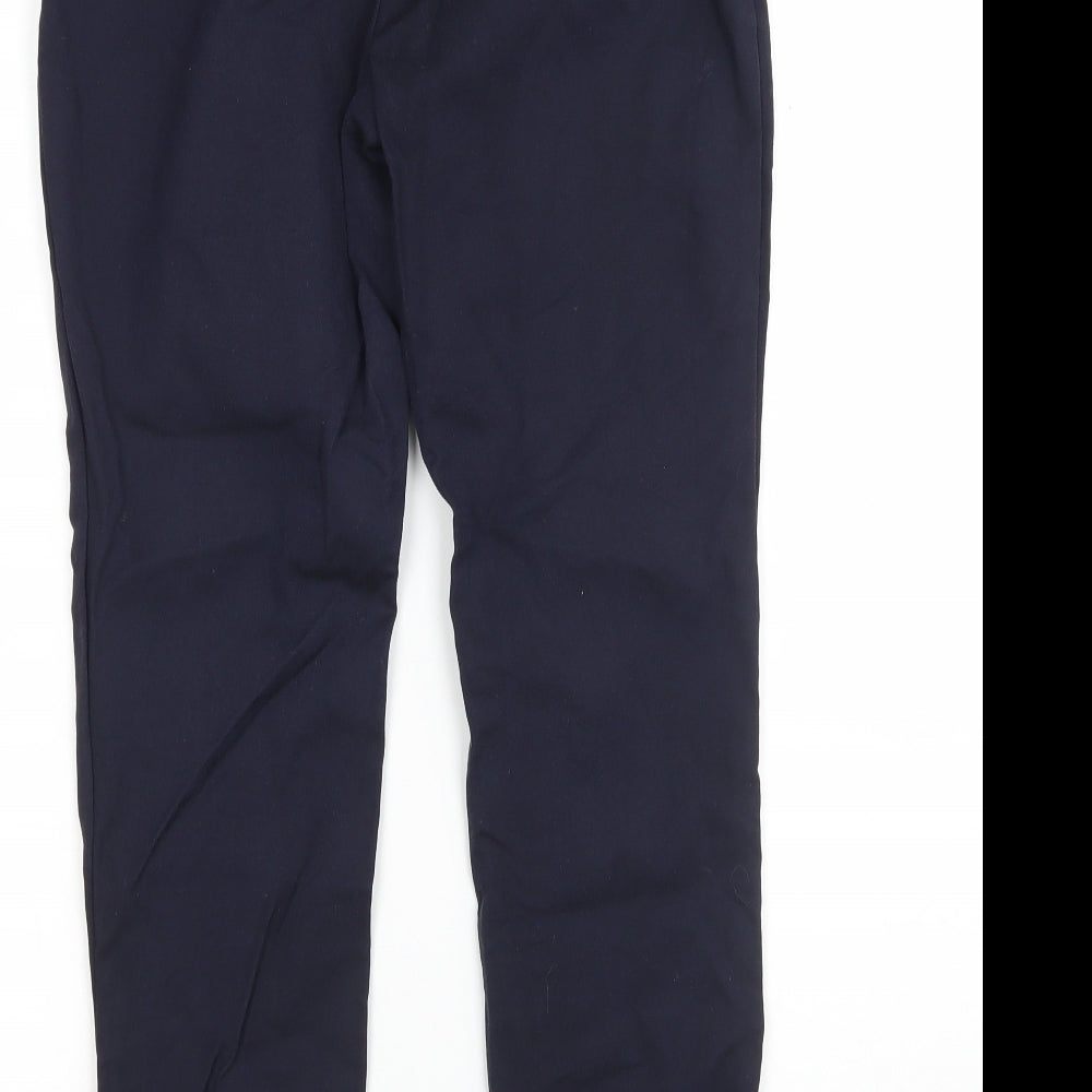 F&F Womens Blue  Viscose Trousers  Size 8 L27 in Regular