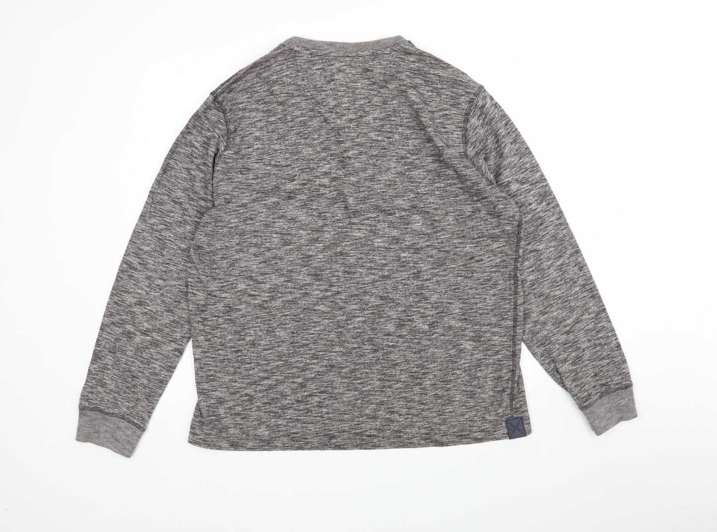 M&S Mens Brown Round Neck  Cotton Pullover Jumper Size XL