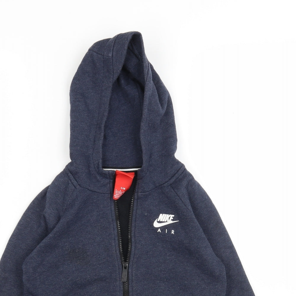 Nike Boys Multicoloured  Cotton Full Zip Hoodie Size 6 Years