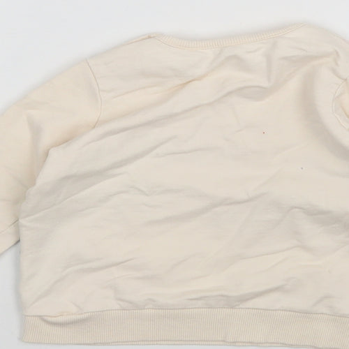 George Baby Beige  Cotton Pullover Jumper Size 12-18 Months   - The very hungry Caterpillar