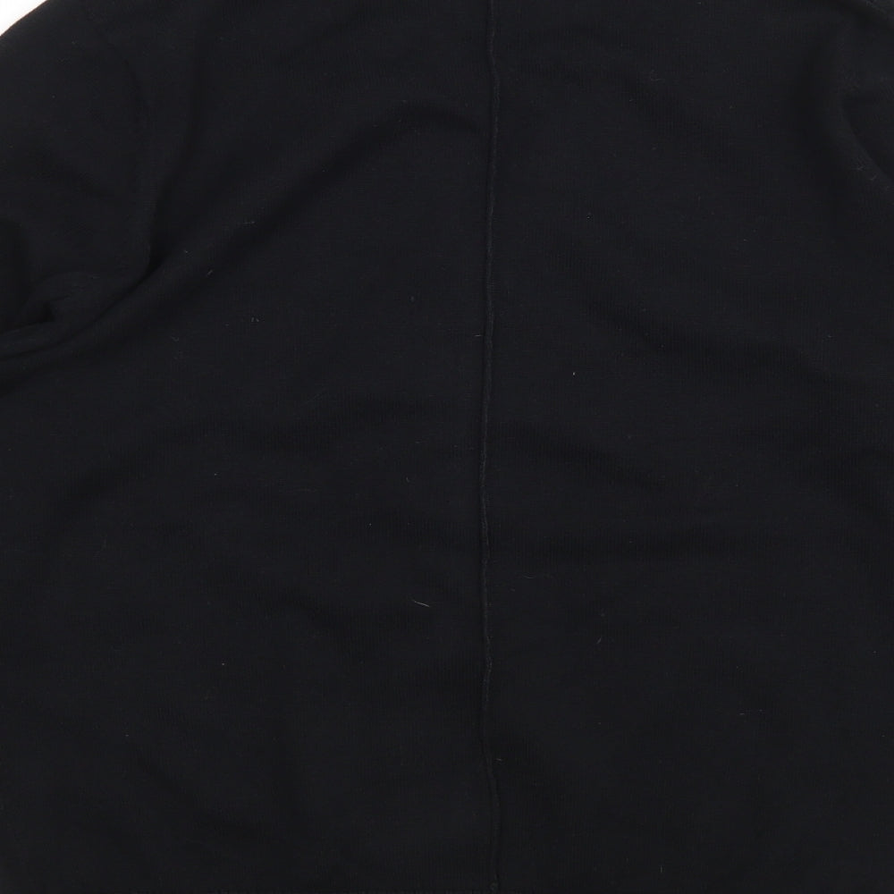 TU Girls Black V-Neck  Cotton Cardigan Jumper Size 12 Years   - School wear
