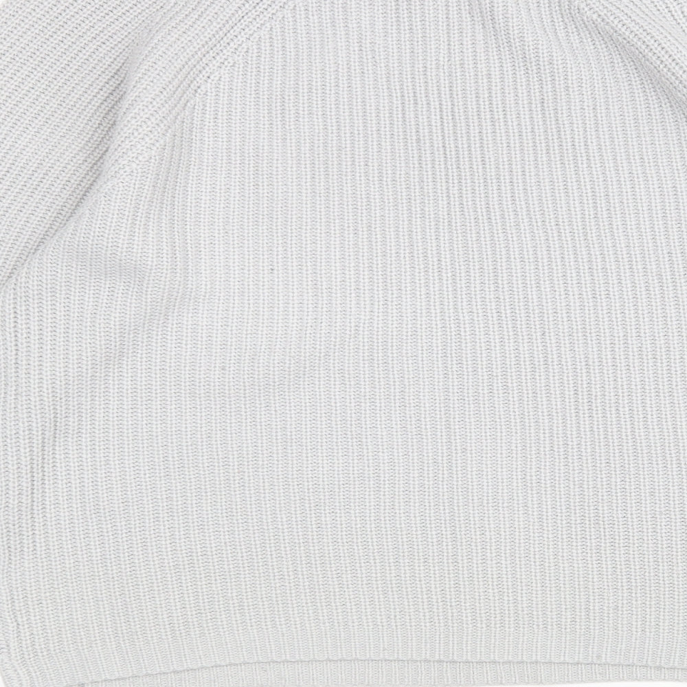 Primark Womens Grey Round Neck  Acrylic Pullover Jumper Size M