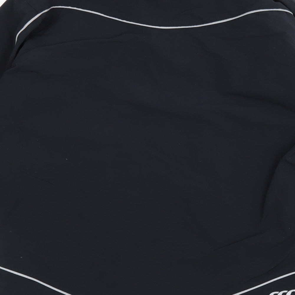Canterbury Mens Black  Nylon Basic Casual Size M Mock Neck