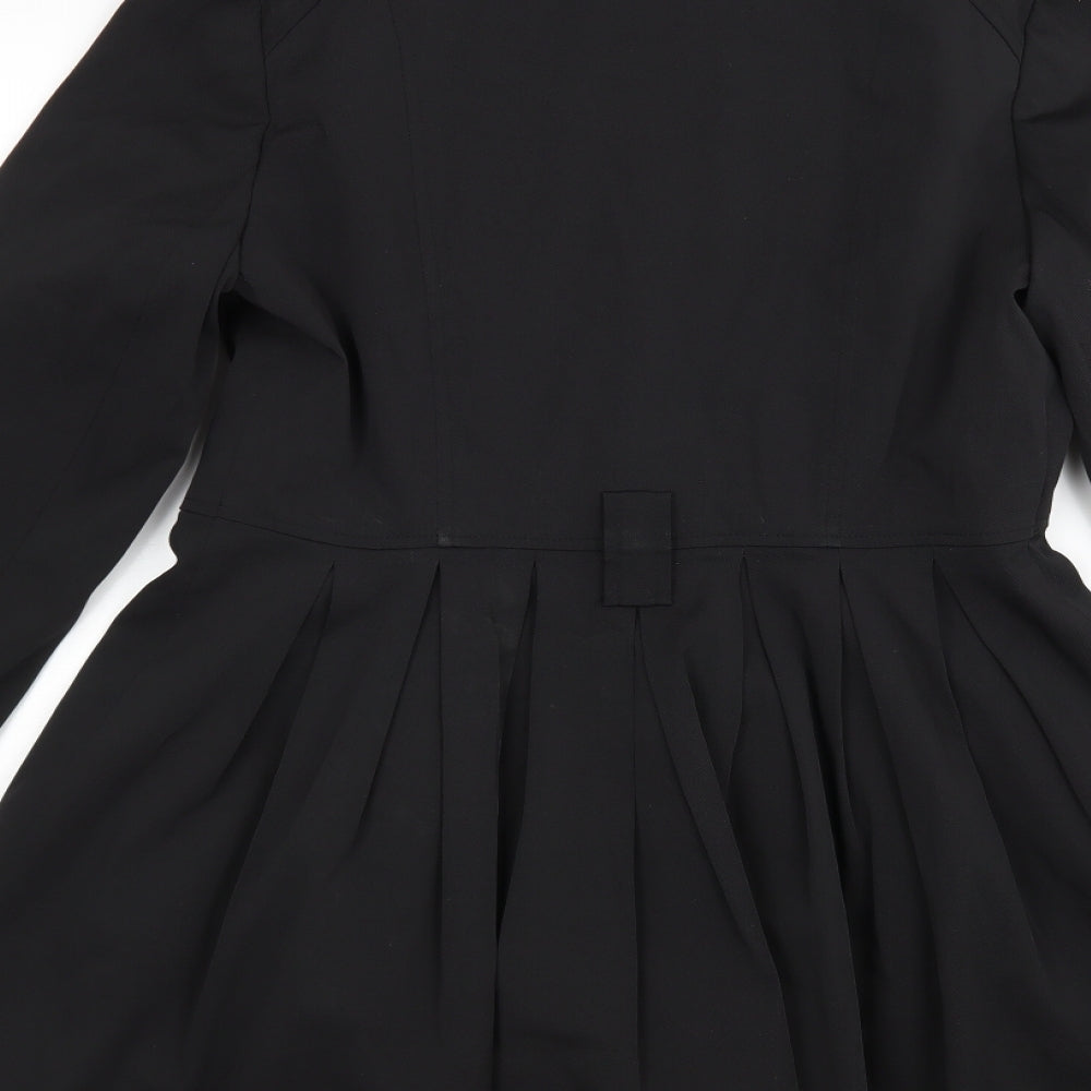 Dorothy Perkins Womens Black   Overcoat Coat Size 10