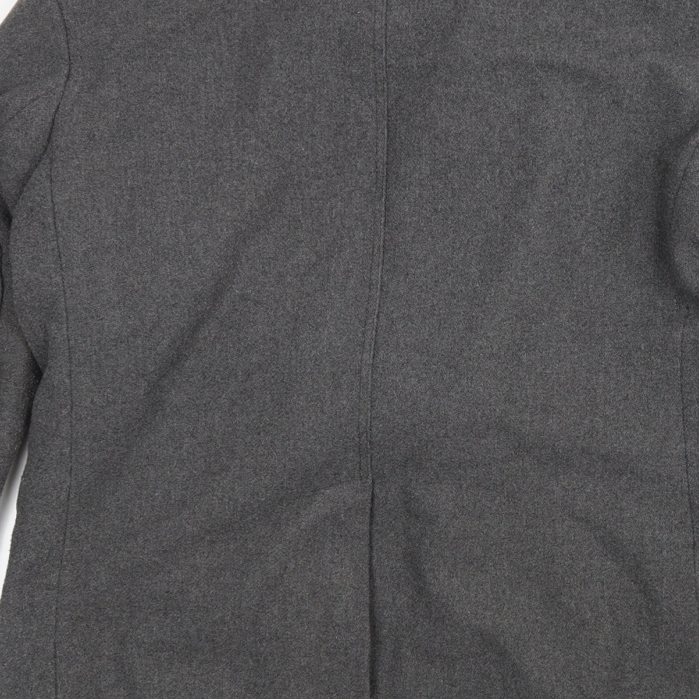 Mantaray Mens Grey   Overcoat Coat Size XL