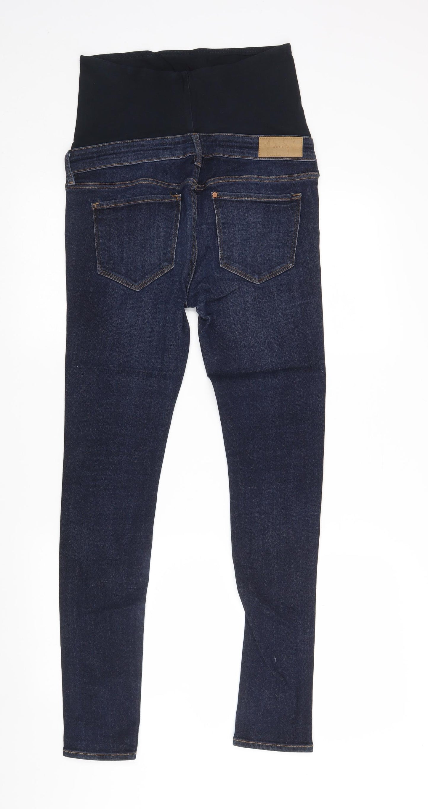 H&M Womens Blue  Cotton Skinny Jeans Size 8 L28 in Regular