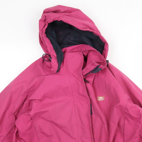 Trespass Womens Pink   Rain Coat Coat Size M