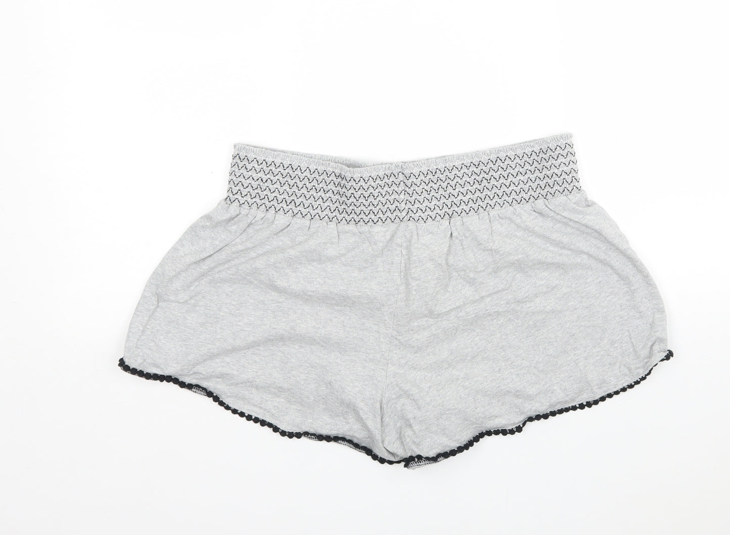 M&S Womens Grey  Cotton  Sleep Shorts Size 20