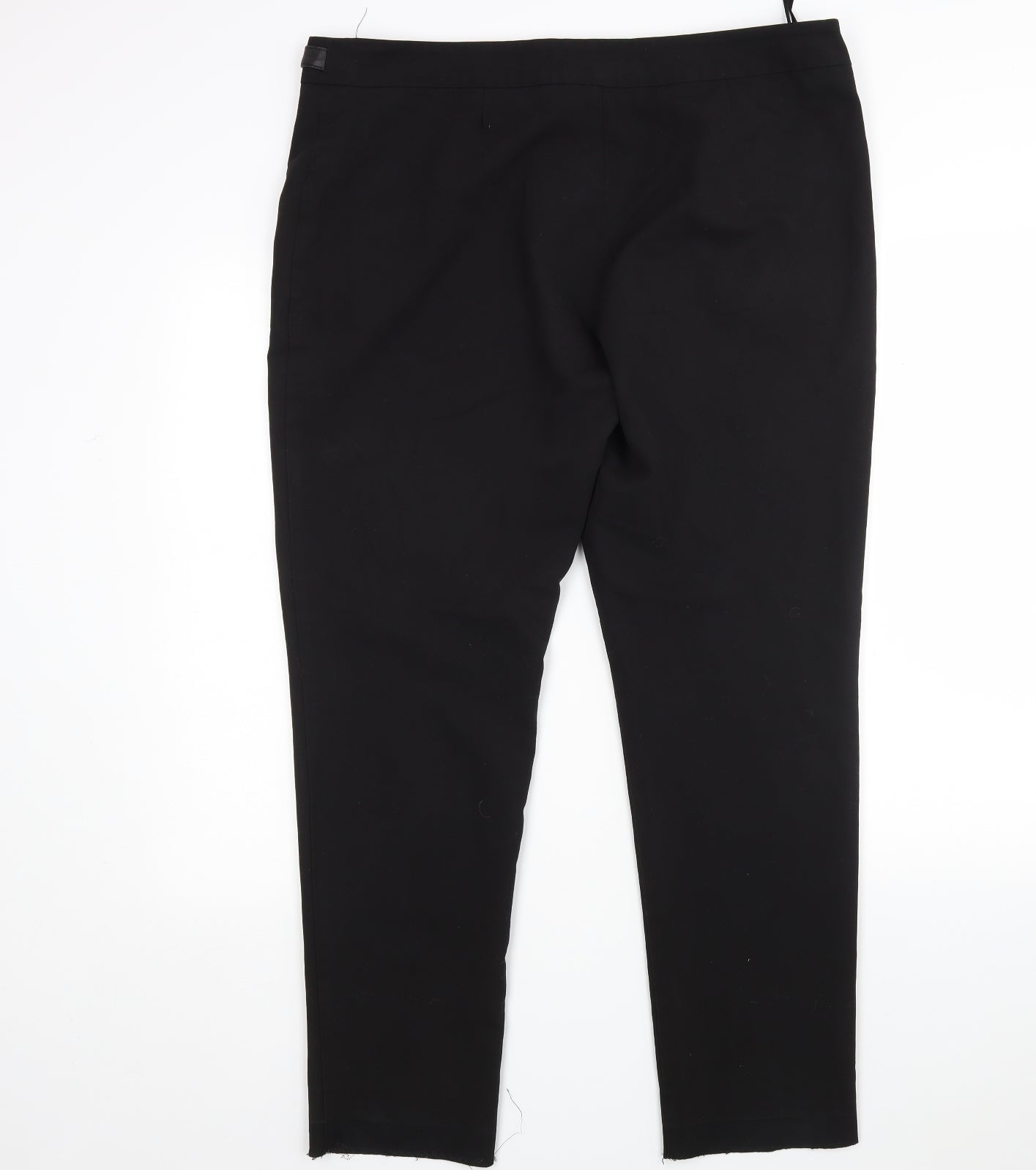 George Womens Black  Polyester Trousers  Size 16 L29 in Regular