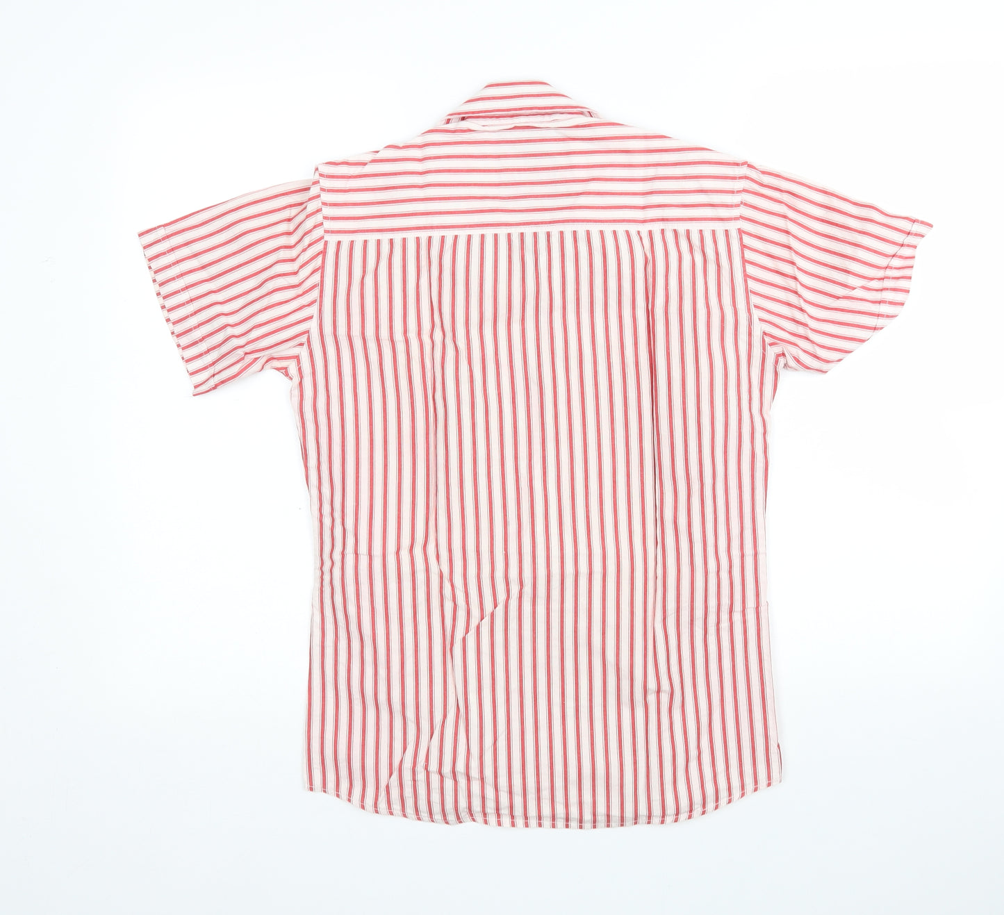 Rhino Womens Multicoloured Striped  Basic Button-Up Size S Collared