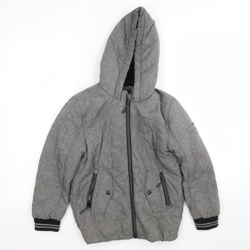 George Boys Grey   Rain Coat Coat Size 8-9 Years
