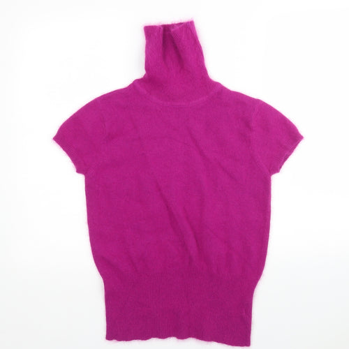Nuna Lie Womens Pink Roll Neck  Polyamide Pullover Jumper Size S