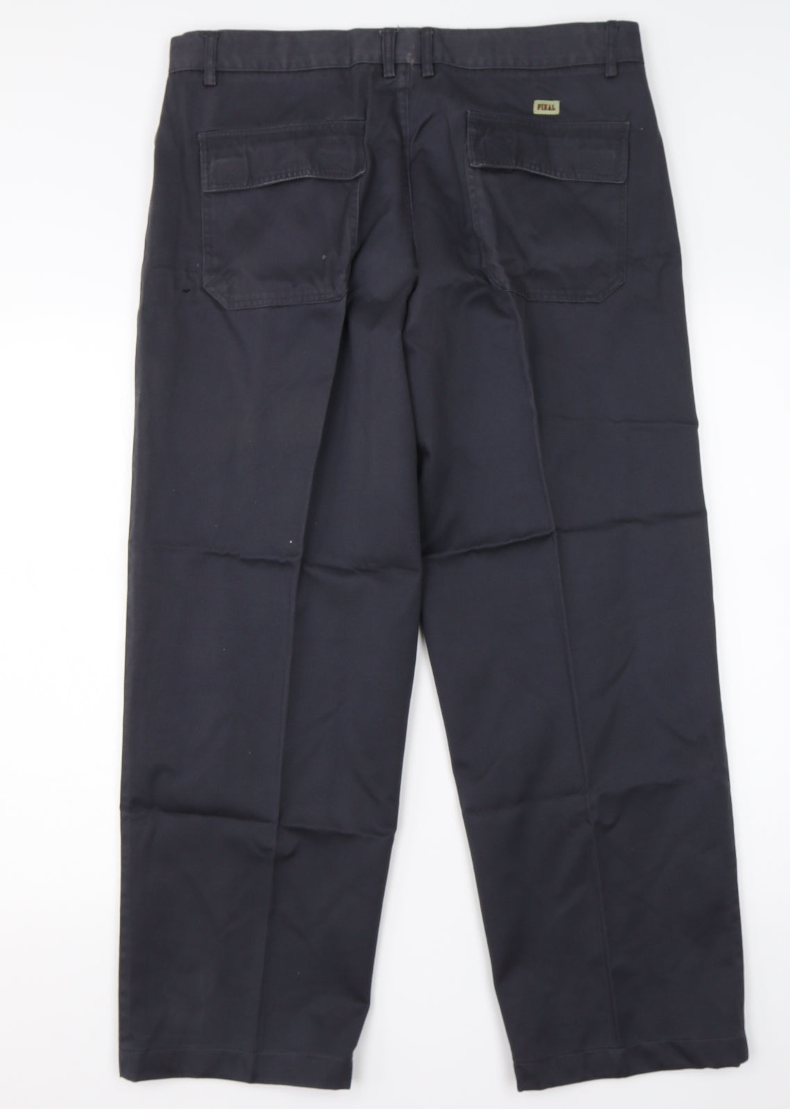 Final Mens Blue  Cotton Cargo Trousers Size 38 L28 in Regular