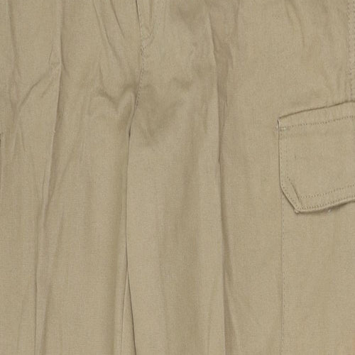 Avenue Mens Beige  Cotton Capri Trousers Size 38 L32 in Regular
