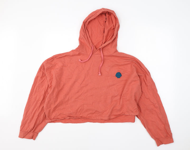 Disney Womens Red Cotton Shrug Hoodie Size 14 - little mermaid
