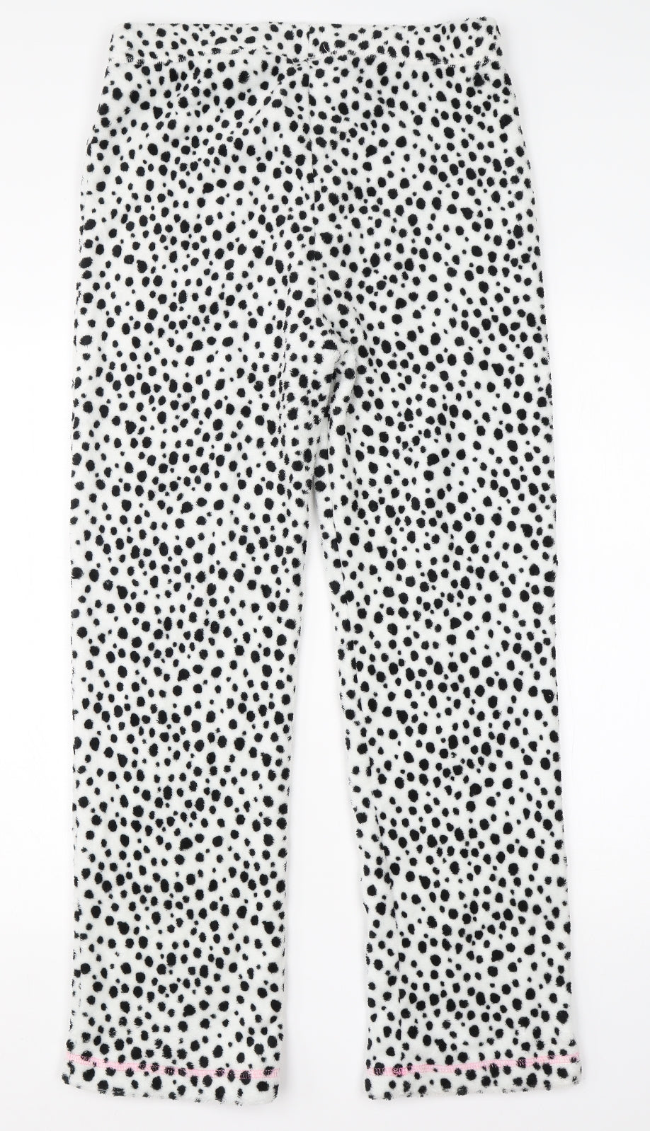 Preworn Womens White Animal Print Polyester  Pyjama Pants Size 14