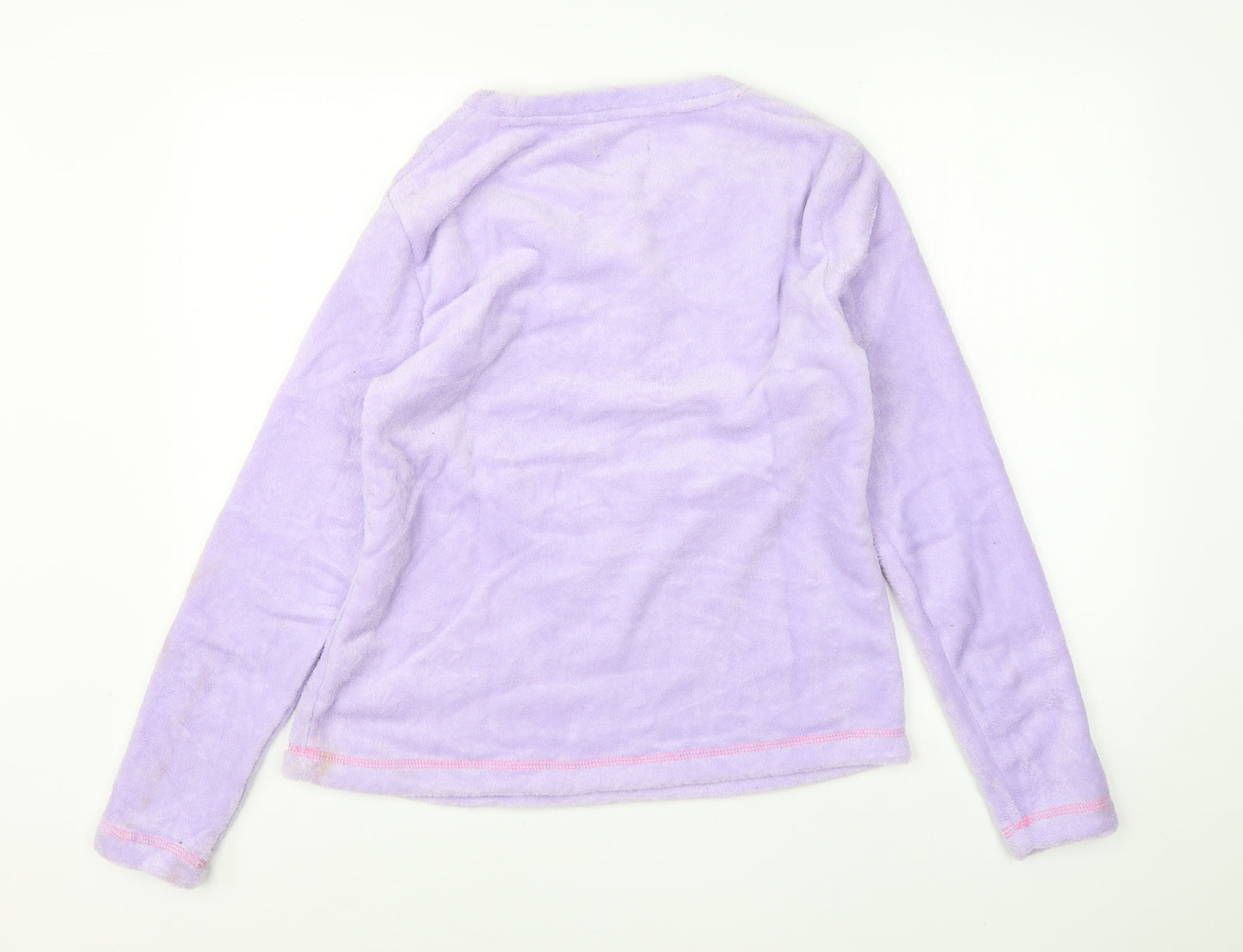 Preworn Womens Purple  Polyester  Pyjama Top Size 14