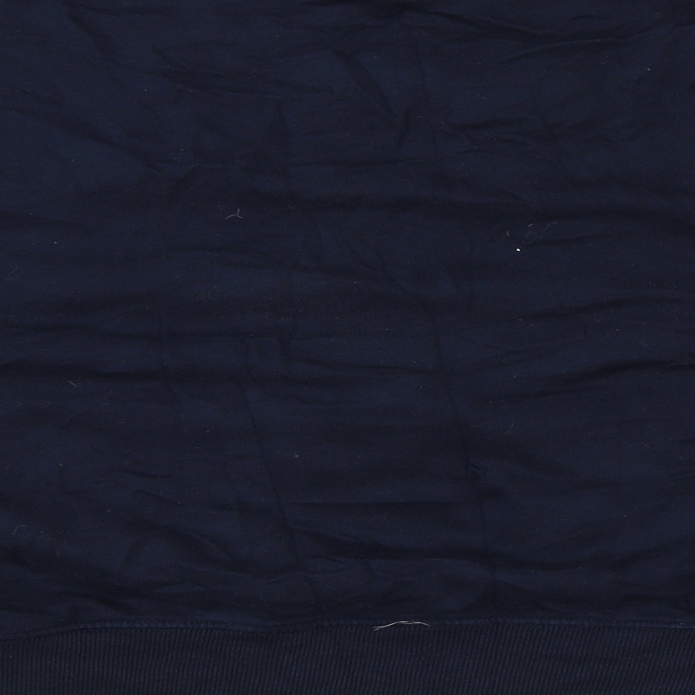 F&F Womens Blue  Cotton Pullover Sweatshirt Size 16   - yale