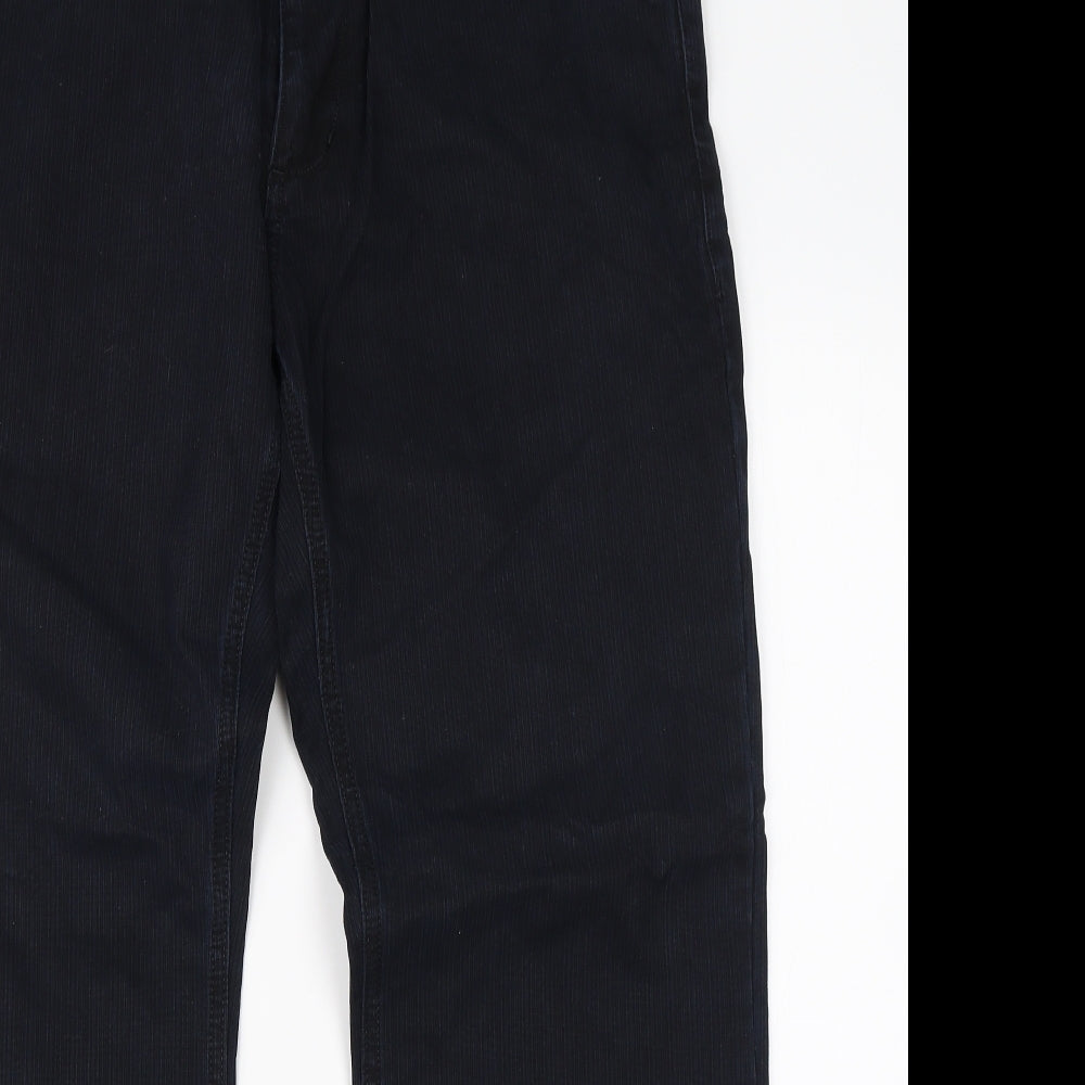 Preworn Mens Blue  Cotton Straight Jeans Size 36 L28 in Regular