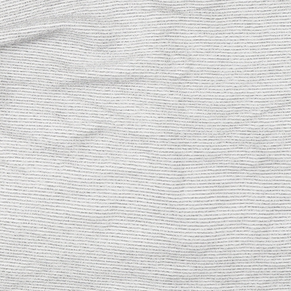 Great Plain Womens Grey Round Neck Striped Viscose Pullover Jumper Size 14