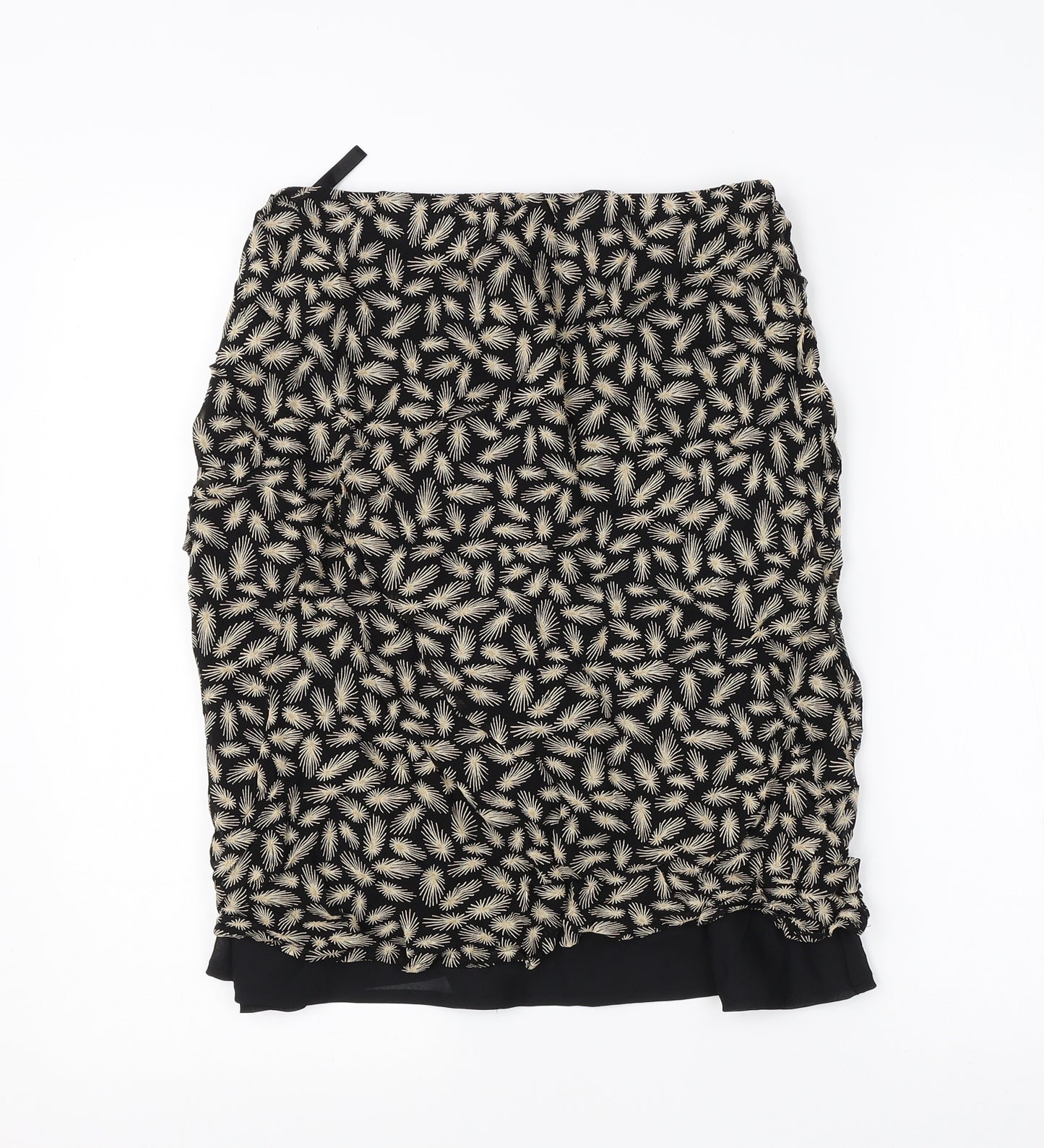 NEXT Girls Black  Viscose Straight & Pencil Skirt Size 10 Years  Regular