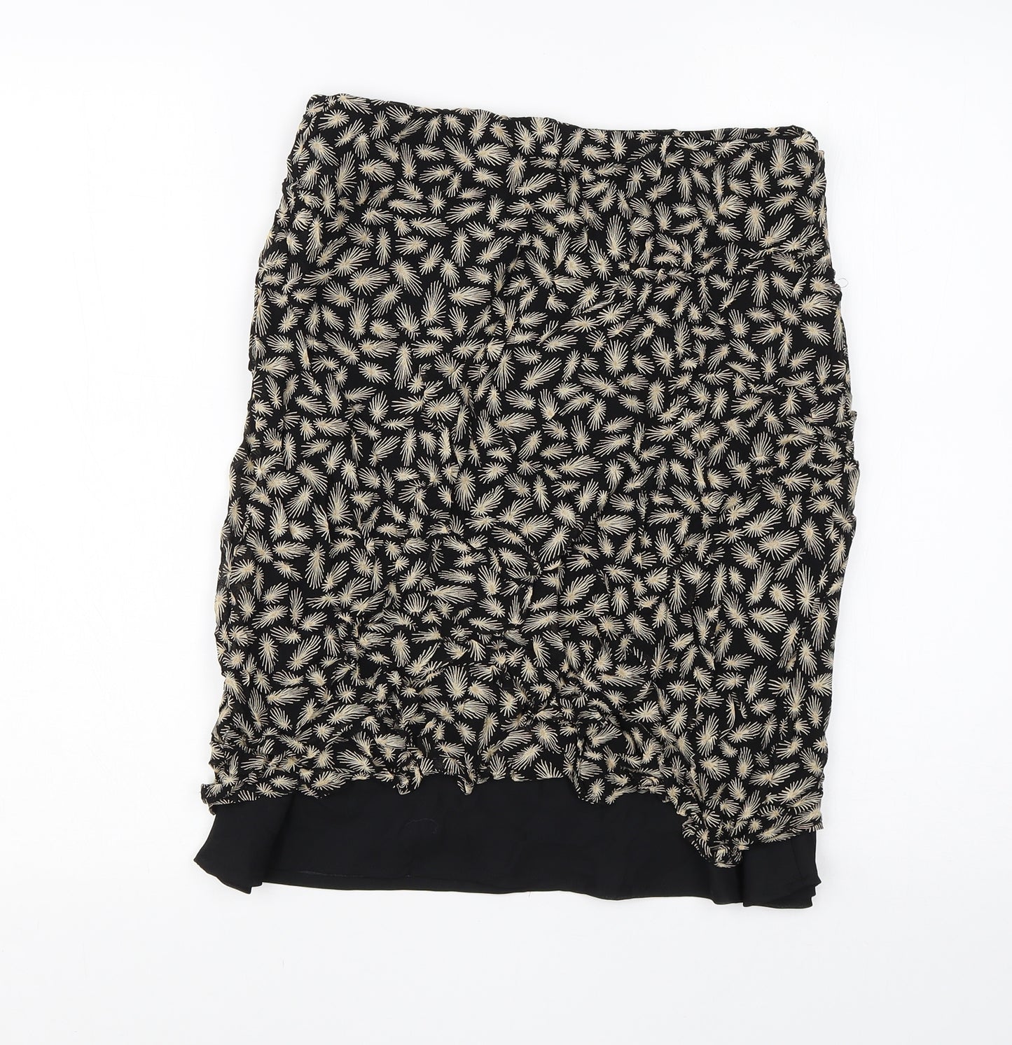 NEXT Girls Black  Viscose Straight & Pencil Skirt Size 10 Years  Regular