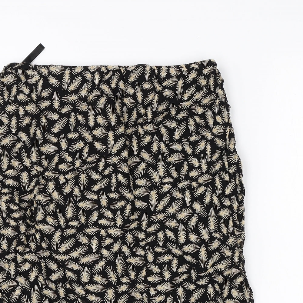 NEXT Girls Black  Viscose Straight & Pencil Skirt Size 10 Years  Regular