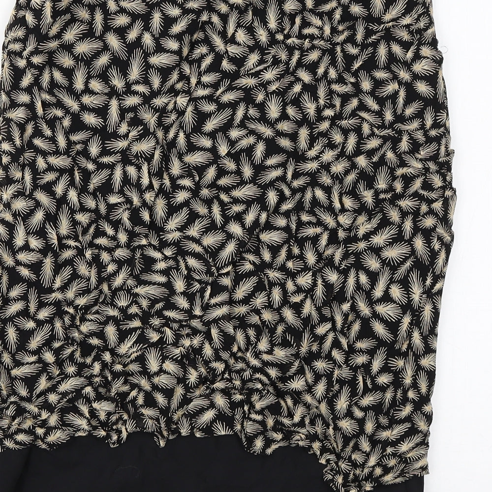 NEXT Girls Black  Viscose Straight & Pencil Skirt Size 10 Years  Regular
