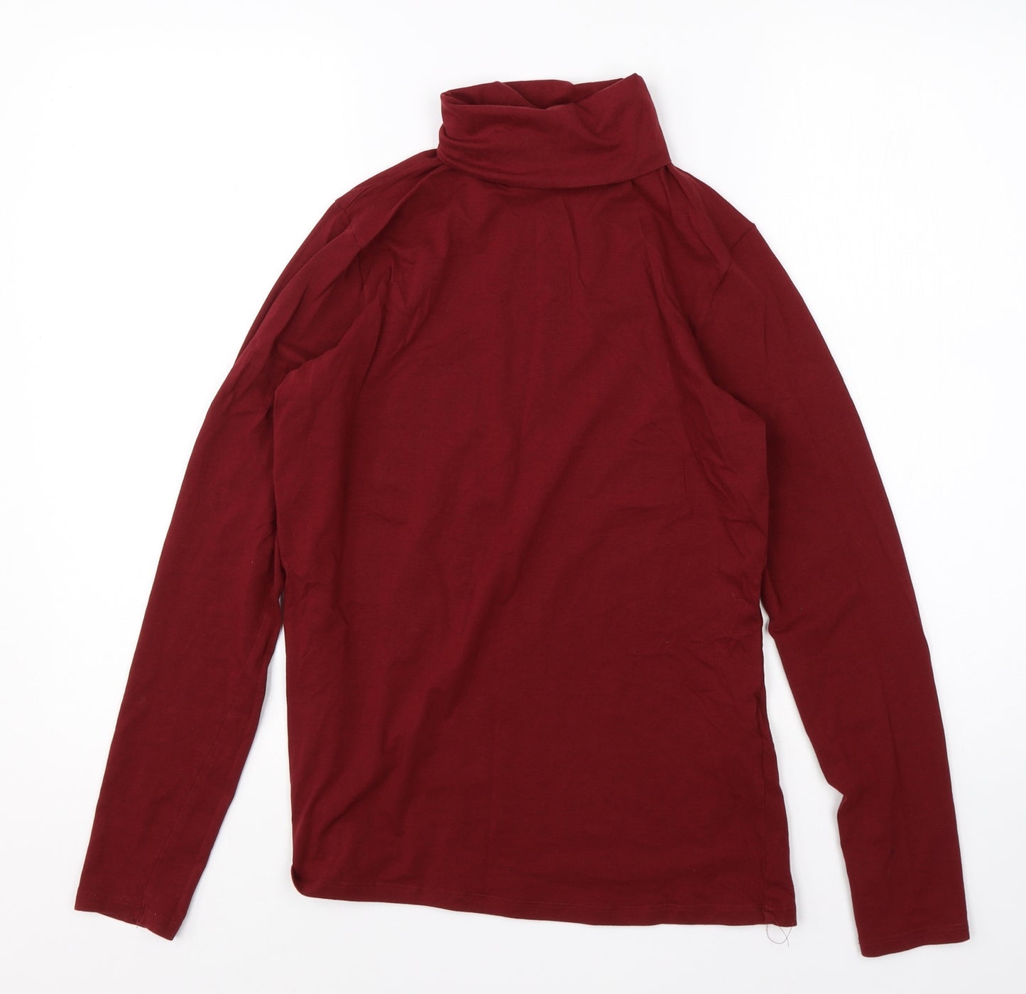 Atmosphere Womens Red Roll Neck  Cotton Pullover Jumper Size 16