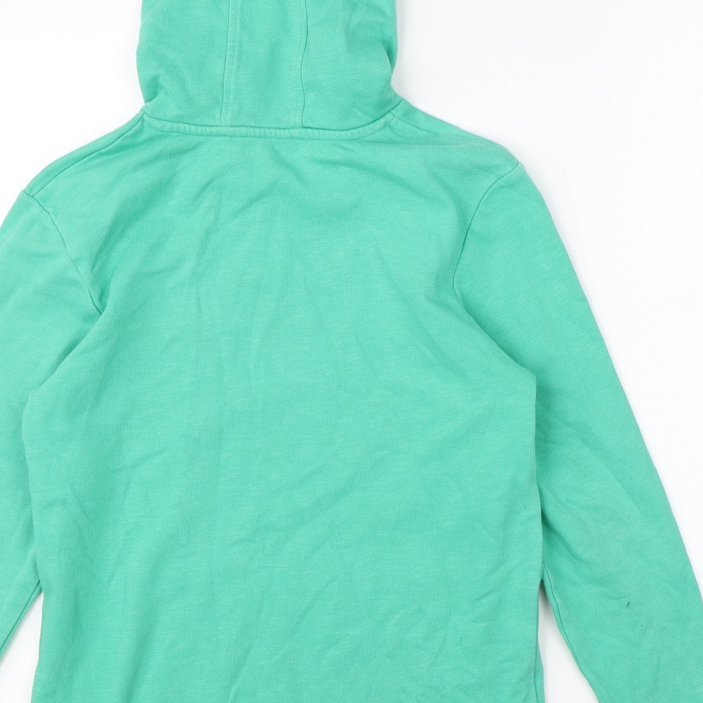 George Boys Green  Cotton Pullover Hoodie Size 12-13 Years