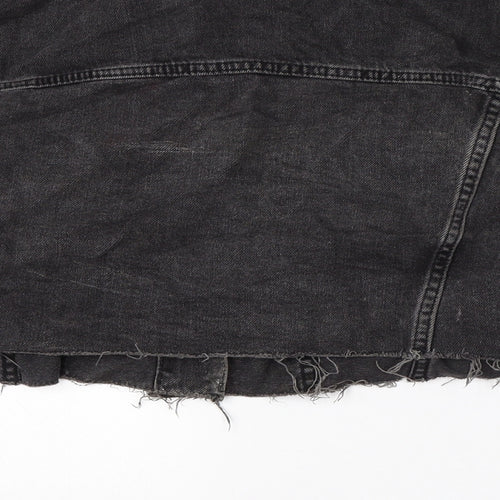 Topshop Womens Black   Jacket  Size 8  Button